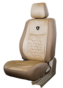 Maruti Brezza Icee Perforated Fabric Car Seat Cover - Beige
